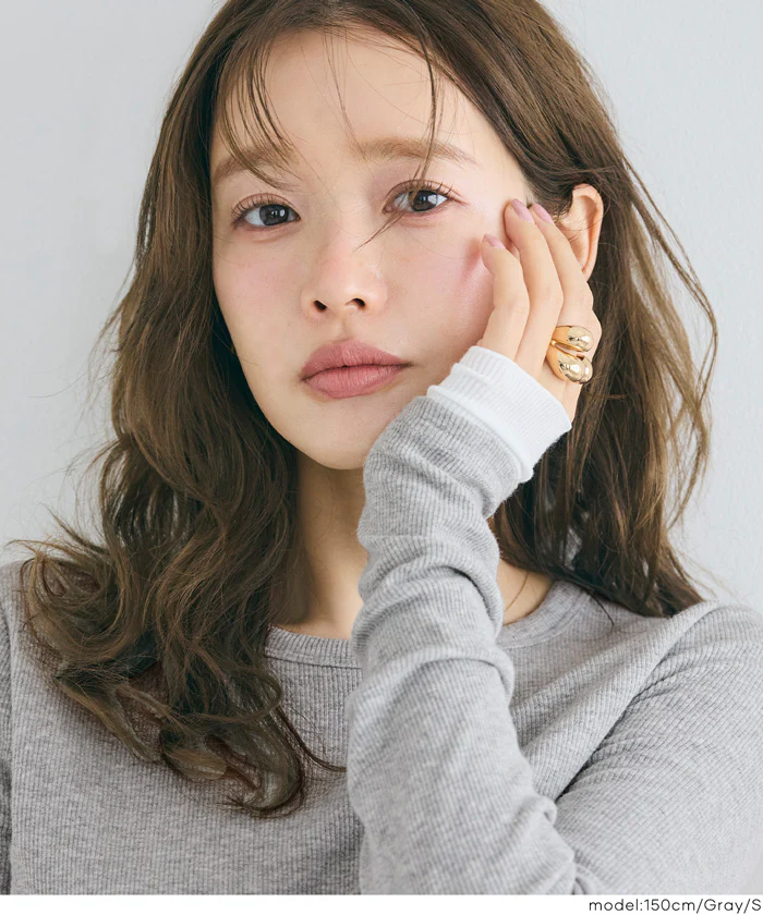 レイヤード長袖カットソー レディース メール便不可 - Image 6