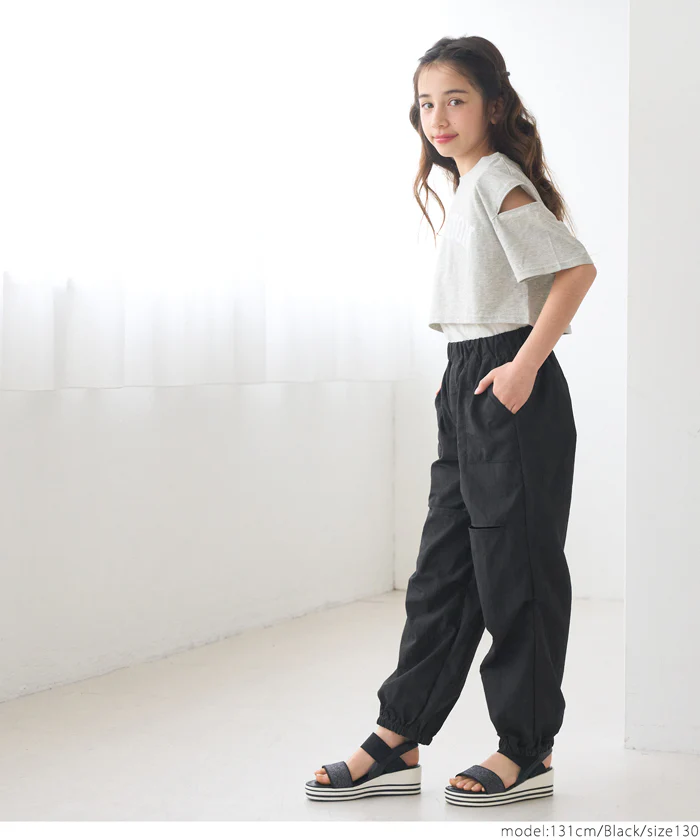 WEB限定セール ★1990円→550円カットアウトジョガーパンツ キッズ メール便不可 - Image 10