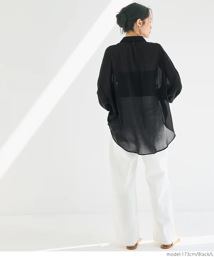 ポリエステルボイルシャツ レディース メール便不可 - Image 4
