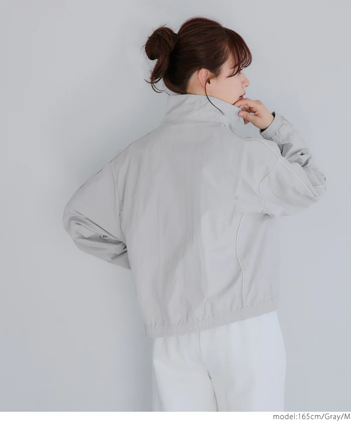 セール★3490円→990円 ワッシャーナイロントラックジャケット レディース メール便不可 - Image 12