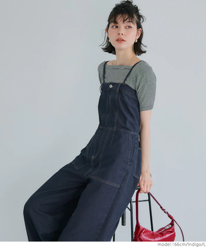 サマーデニムベアサロペット レディース メール便不可 - Image 14