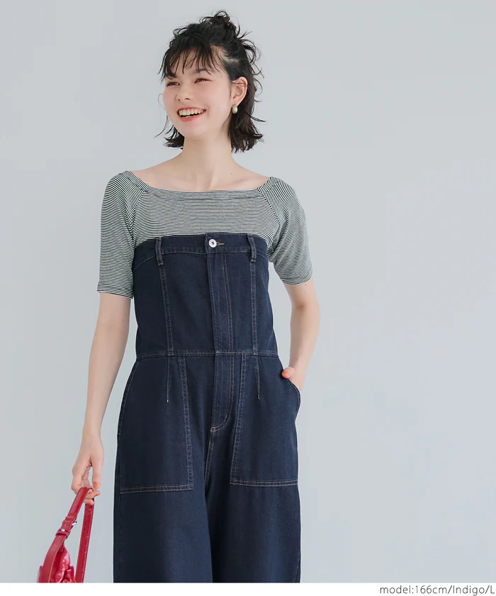 サマーデニムベアサロペット レディース メール便不可 - Image 15