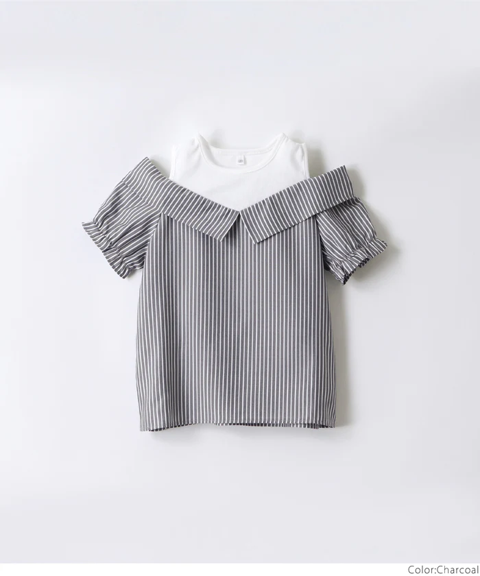タンクドッキング肩あきブラウス キッズ メール便不可 - Image 15