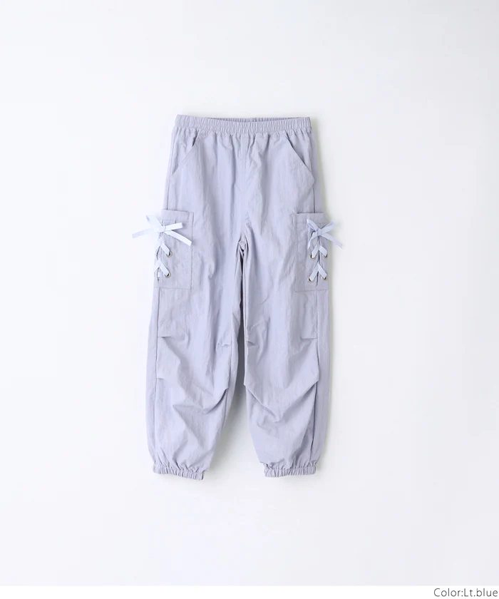 レースアップポケットパラシュートパンツ キッズ メール便不可 - Image 18