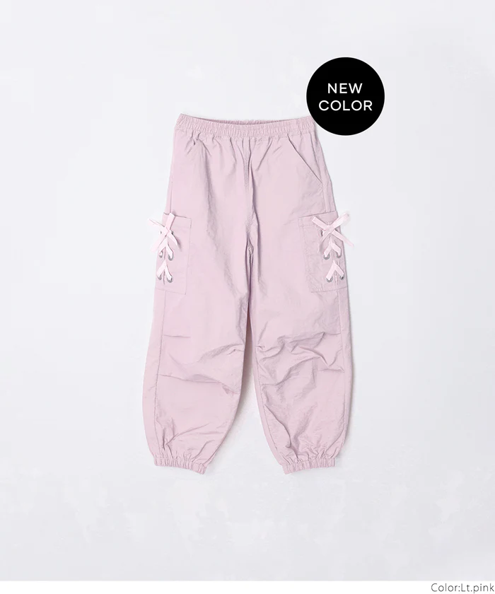 レースアップポケットパラシュートパンツ キッズ メール便不可 - Image 19