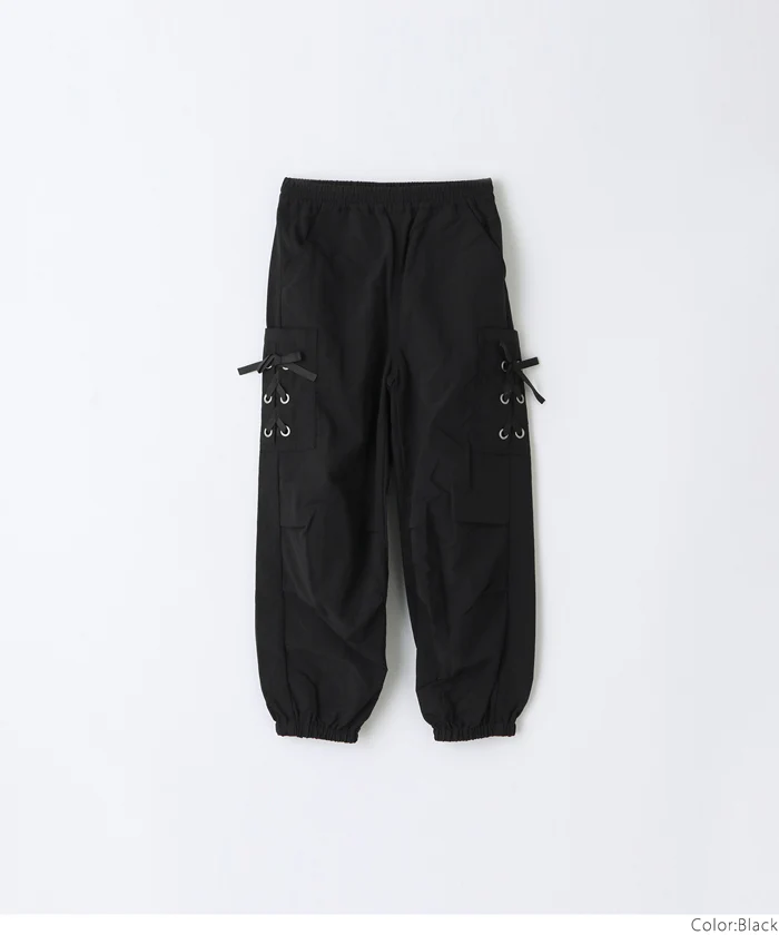 レースアップポケットパラシュートパンツ キッズ メール便不可 - Image 20