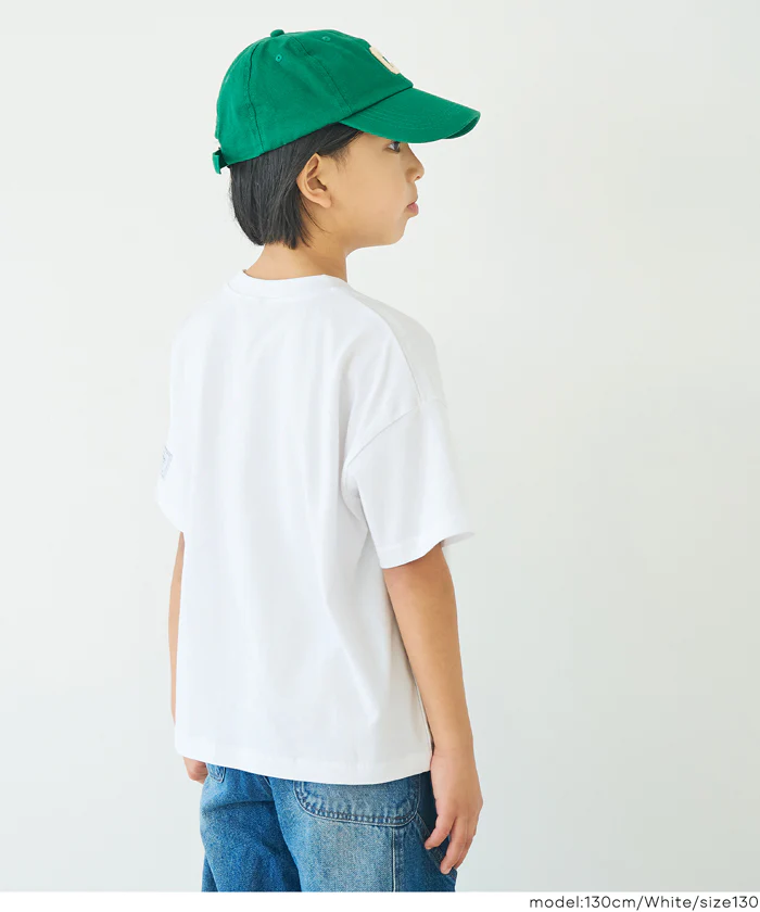 ワンポイント刺繍Tシャツ キッズ メール便可 - Image 4