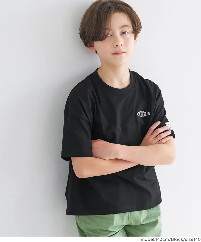 ワンポイント刺繍Tシャツ キッズ メール便可 - Image 8