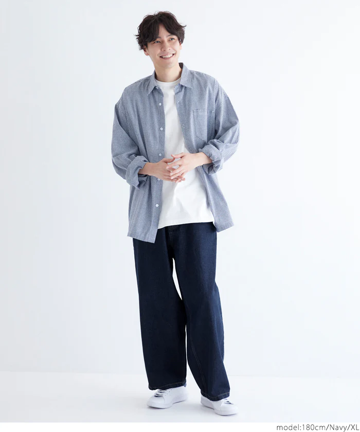 セール★3990円→990円 デニムワイドパンツ メンズ メール便不可 - Image 11