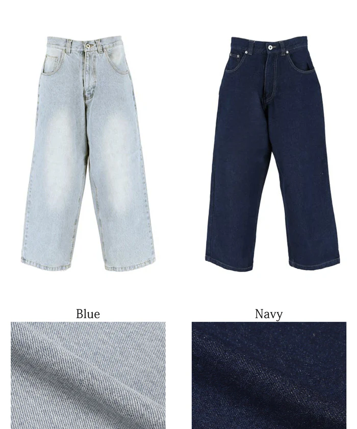 セール★3990円→990円 デニムワイドパンツ メンズ メール便不可 - Image 13