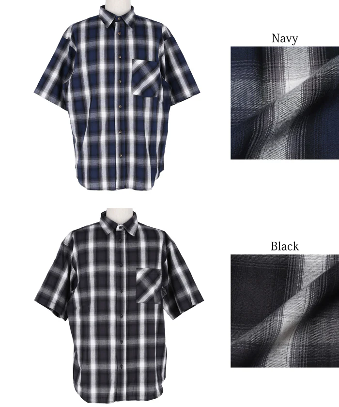 WEB限定セール★2690円→990円 オンブレーチェックシャツ メンズ メール便不可 - Image 13