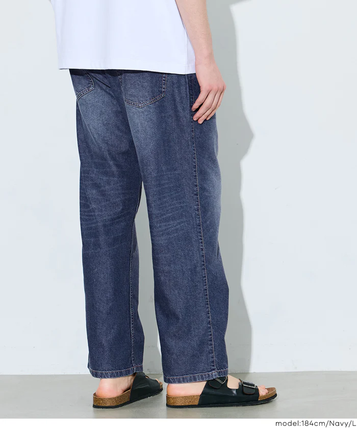 サマーデニムワイドパンツ メンズ メール便不可 - Image 11