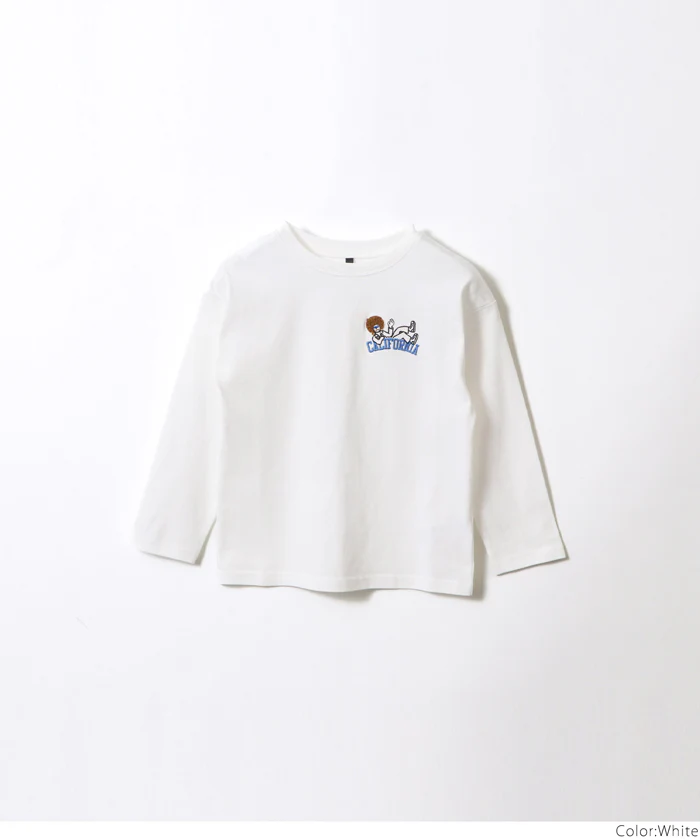 セール★990円→550円 ワンポイント刺繍長袖Ｔシャツ キッズ メール便可 - Image 13