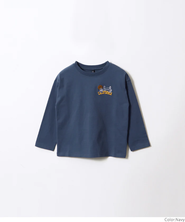 セール★990円→550円 ワンポイント刺繍長袖Ｔシャツ キッズ メール便可 - Image 14