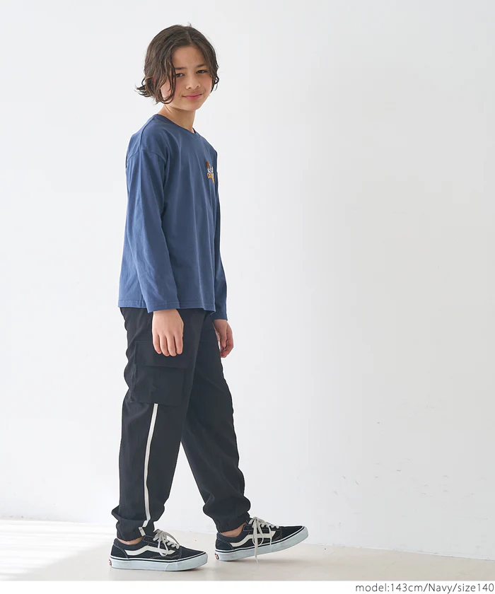 セール★990円→550円 ワンポイント刺繍長袖Ｔシャツ キッズ メール便可 - Image 9
