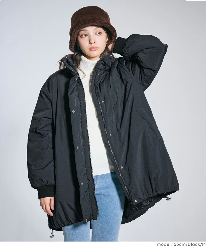 セール★5990円→1990円ウォッシャブル 中綿ロングブルゾン レディース メール便不可 coca コカ - Image 16