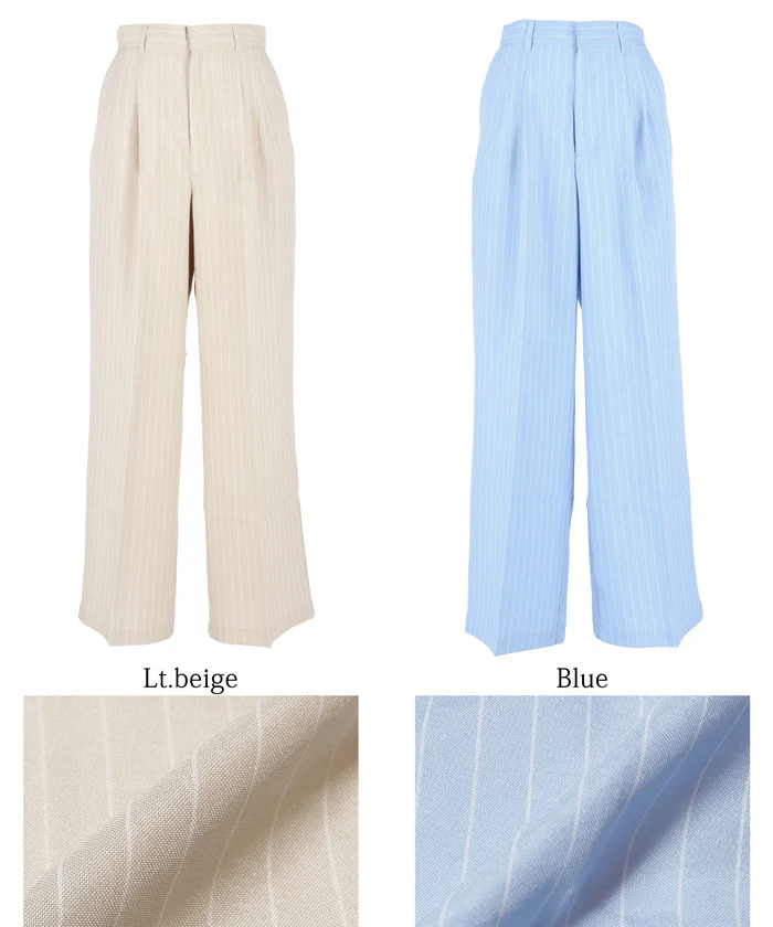 セール★3490円→1490円 ストライプワイドパンツ レディース メール便不可 - Image 15