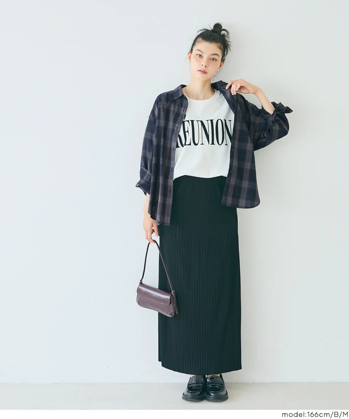チェックビッグシャツ レディース メール便不可 - Image 13