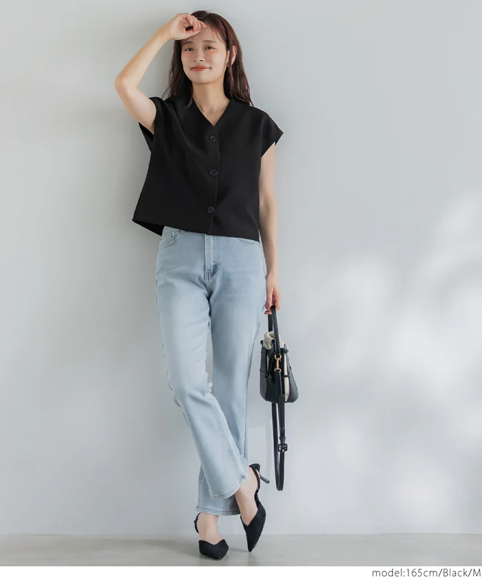 セール★2490円→990円 フレンチスリーブジレ レディース メール便不可 - Image 11