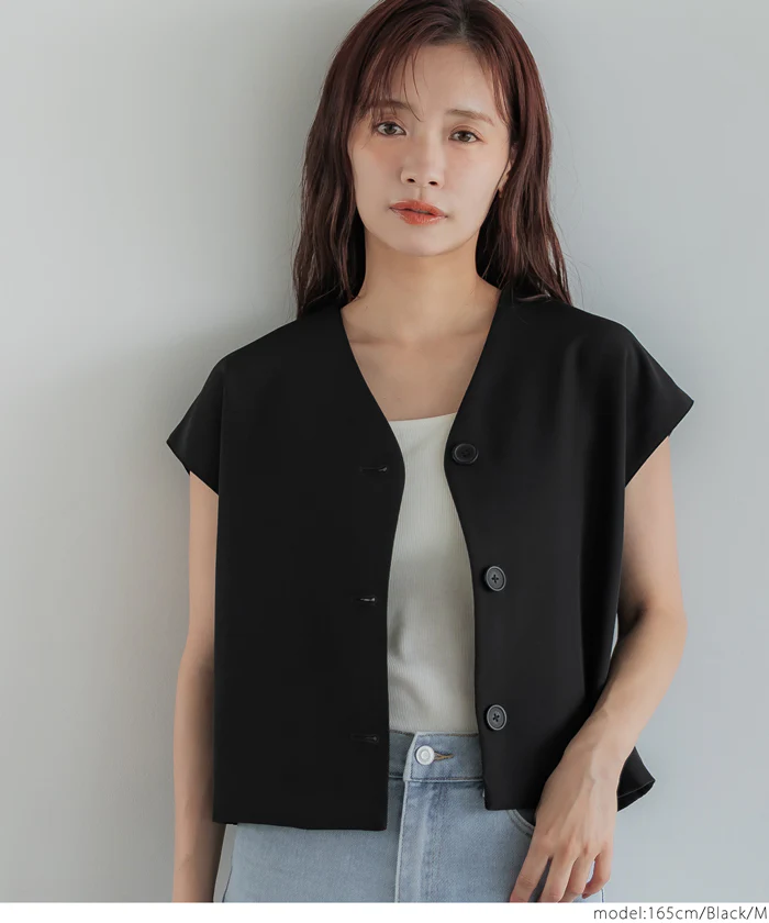 セール★2490円→990円 フレンチスリーブジレ レディース メール便不可 - Image 13