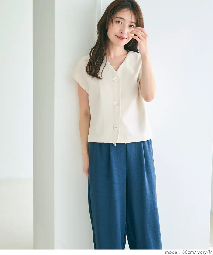 セール★2490円→990円 フレンチスリーブジレ レディース メール便不可 - Image 7