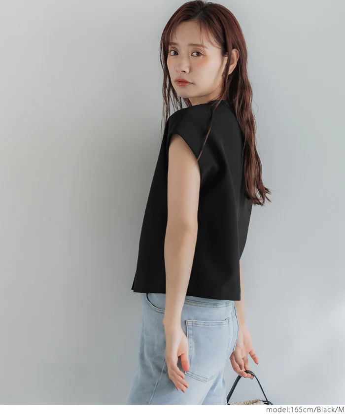 セール★2490円→990円 フレンチスリーブジレ レディース メール便不可 - Image 9