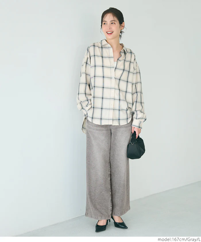 デニムイージーパンツ レディース メール便不可 - Image 5