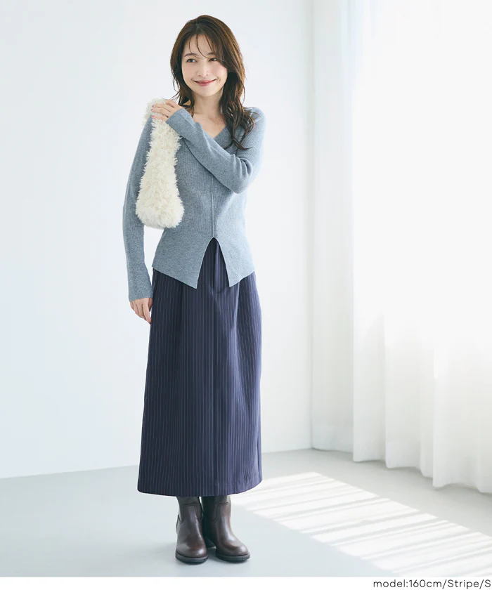 セール★2690円→550円 Iラインスリットスカート レディース メール便不可 - Image 2