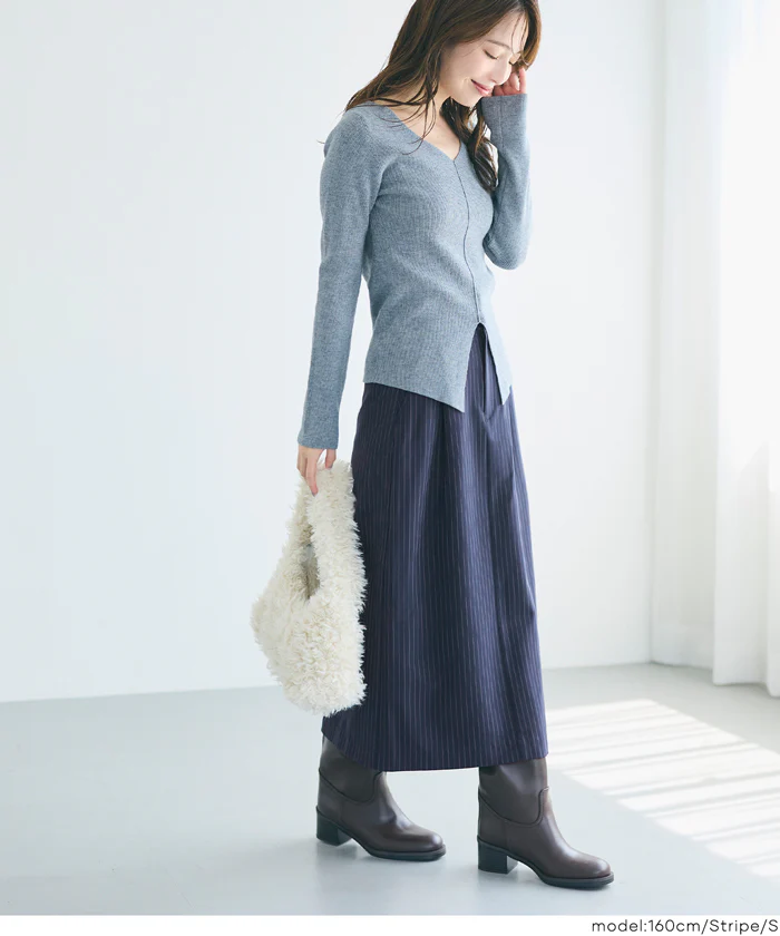 セール★2690円→550円 Iラインスリットスカート レディース メール便不可 - Image 3