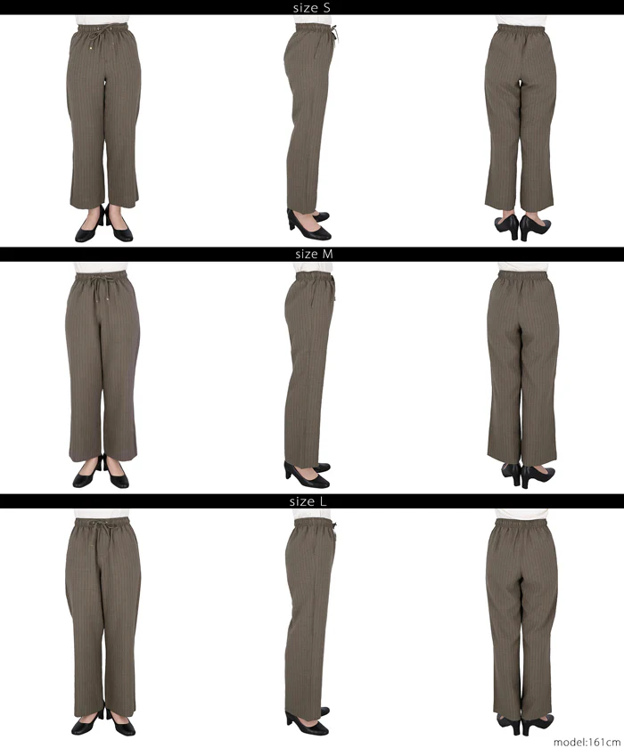 リネンライクイージーパンツ レディース メール便不可 - Image 15