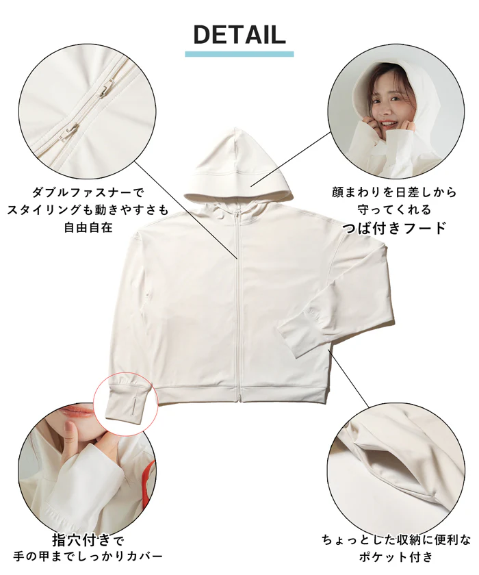 【一部店舗限定商品】水陸両用ラッシュガードパーカー レディース メール便不可 - Image 4