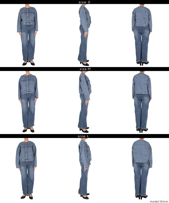 ショートデニムジャケット レディース メール便不可 - Image 10