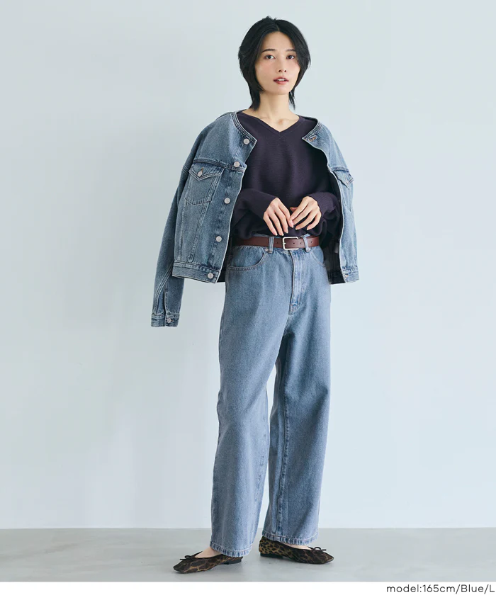 ショートデニムジャケット レディース メール便不可 - Image 8