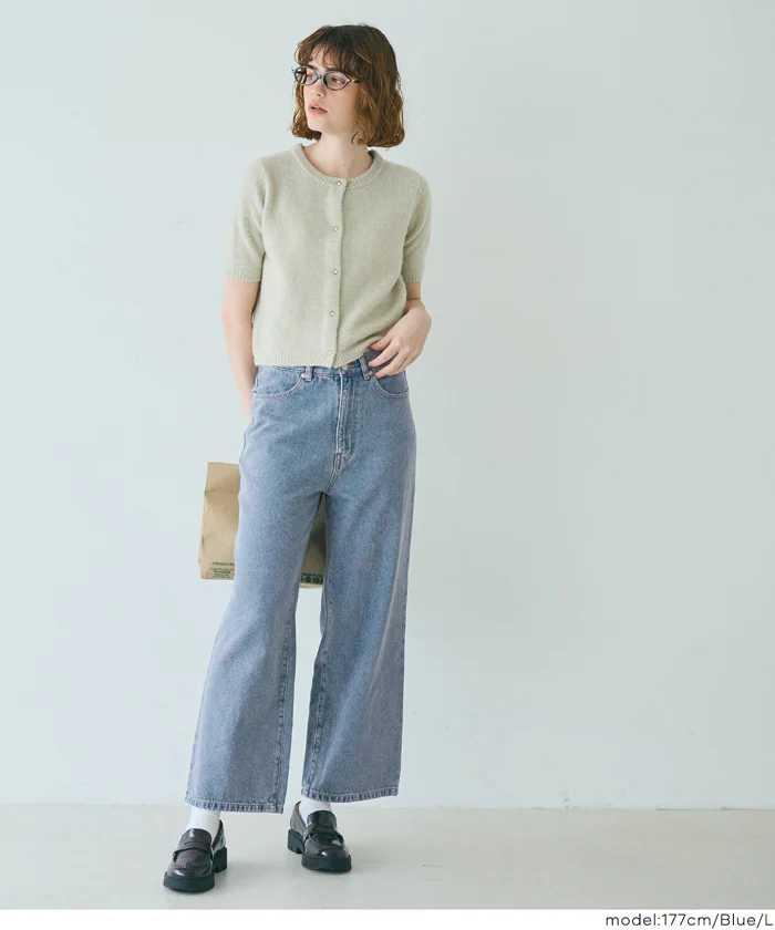 ストレートデニムパンツ レディース メール便不可 - Image 11