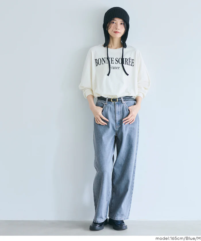 ストレートデニムパンツ レディース メール便不可 - Image 2