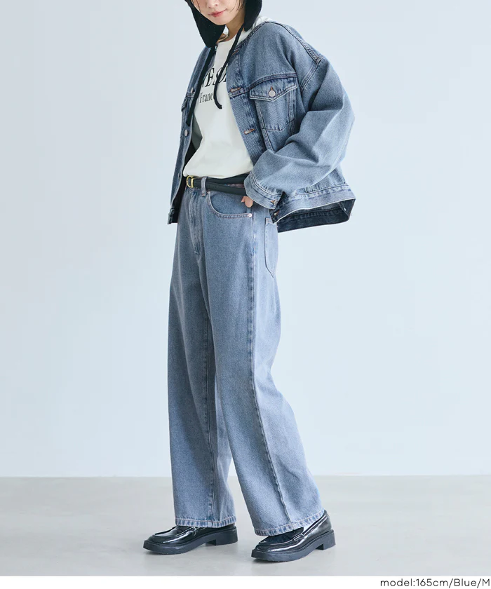 ストレートデニムパンツ レディース メール便不可 - Image 3