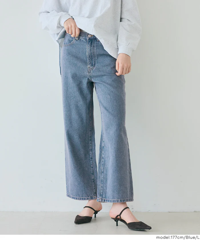 ストレートデニムパンツ レディース メール便不可 - Image 8