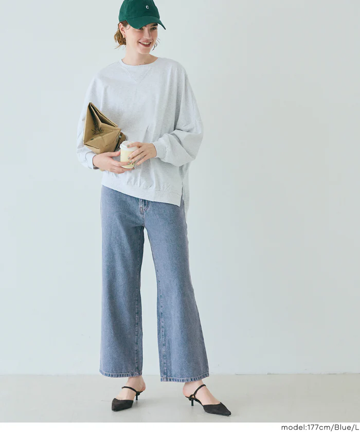 ストレートデニムパンツ レディース メール便不可 - Image 9