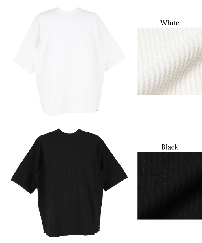 EAZY TEX ワッフルワイドラウンドTシャツ メンズ メール便不可 coca コカ - Image 15