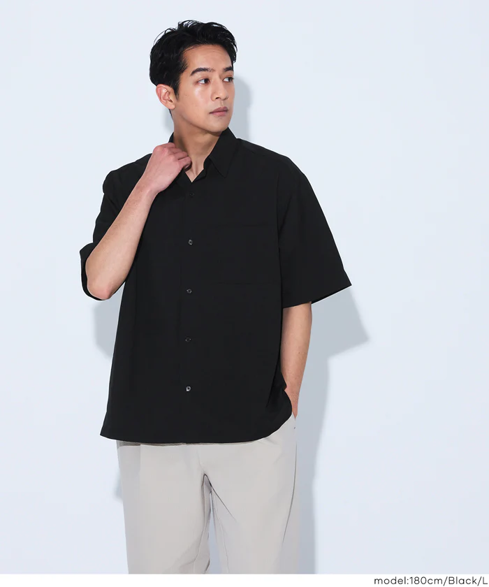 リラックス半袖シャツ メンズ メール便不可 - Image 11