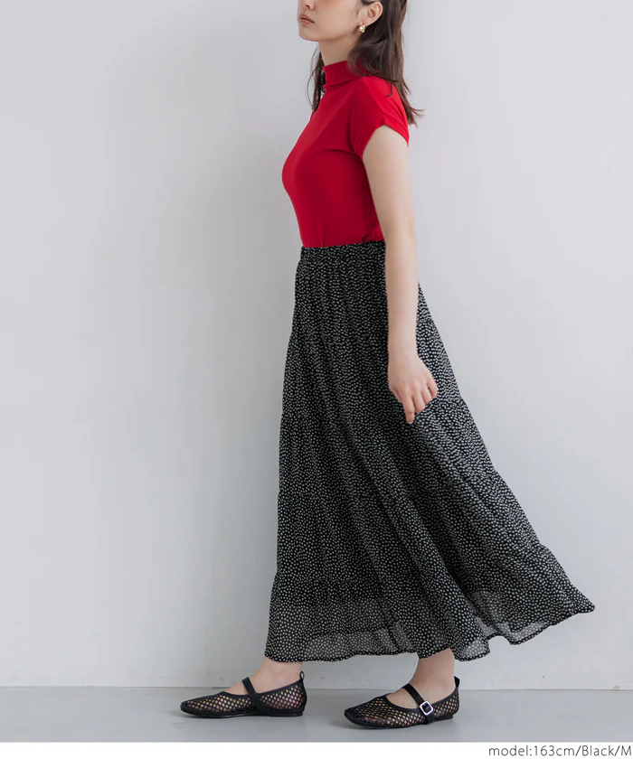 セール★2990円→990円 シフォンティアードスカート レディース メール便不可 - Image 10