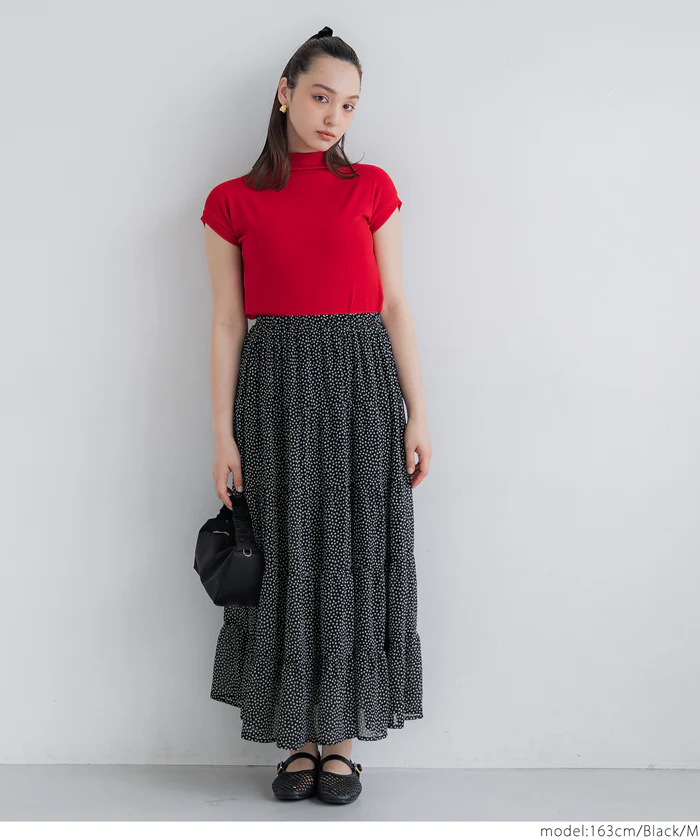 セール★2990円→990円 シフォンティアードスカート レディース メール便不可 - Image 9