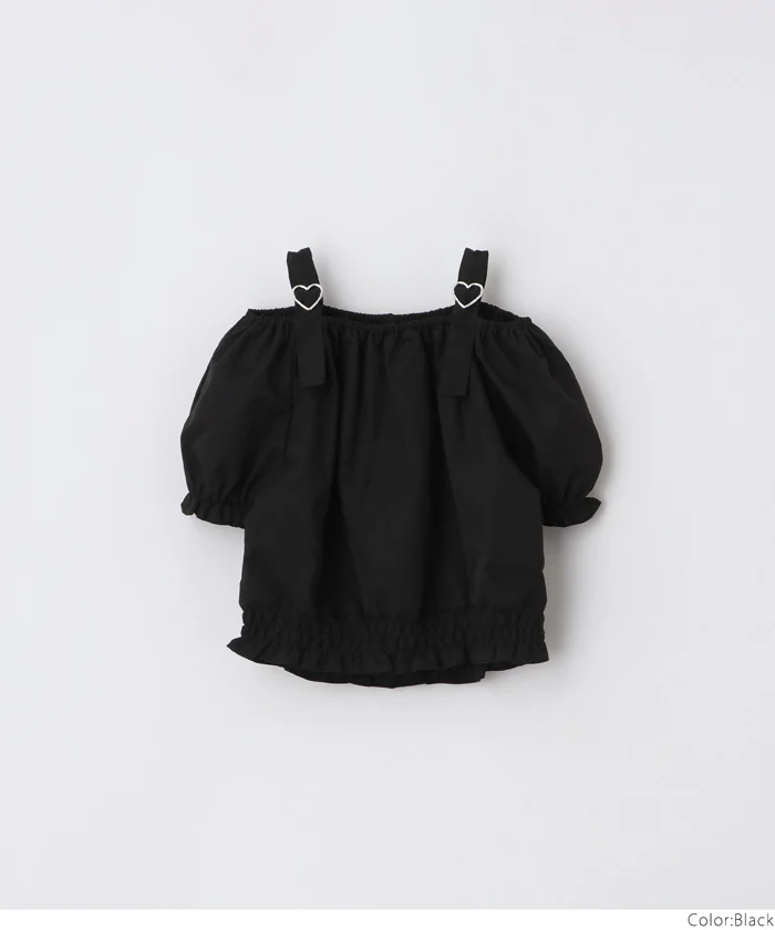 WEB限定セール★1990円→990円ハートバックルブラウス キッズ メール便不可 - Image 15