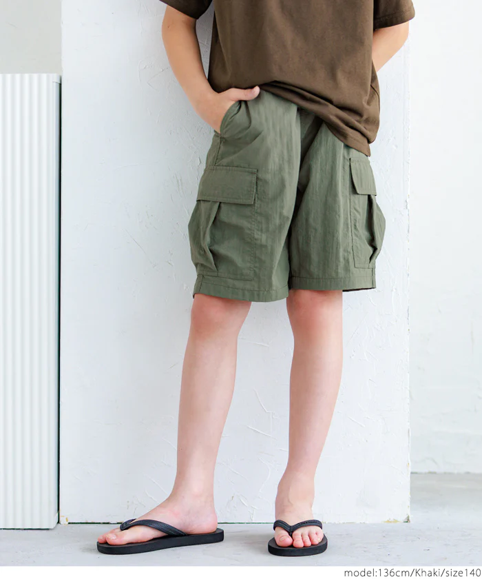 ワッシャーナイロンカーゴハーフパンツ キッズ メール便不可 coca コカ - Image 11