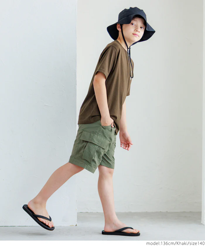 ワッシャーナイロンカーゴハーフパンツ キッズ メール便不可 coca コカ - Image 12