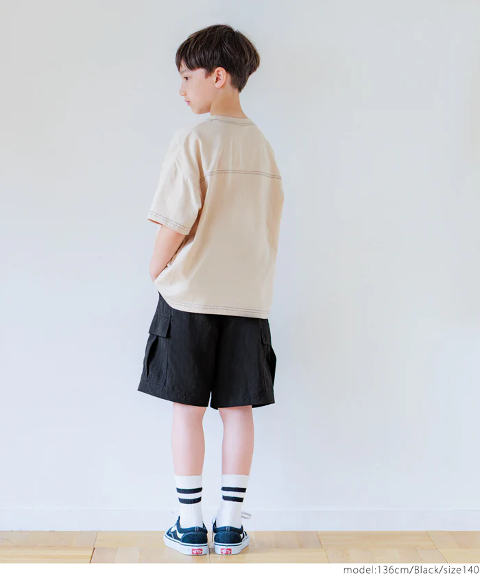 ワッシャーナイロンカーゴハーフパンツ キッズ メール便不可 coca コカ - Image 4