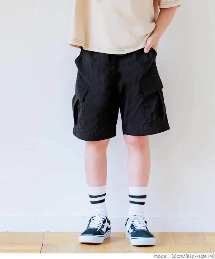 ワッシャーナイロンカーゴハーフパンツ キッズ メール便不可 coca コカ - Image 5