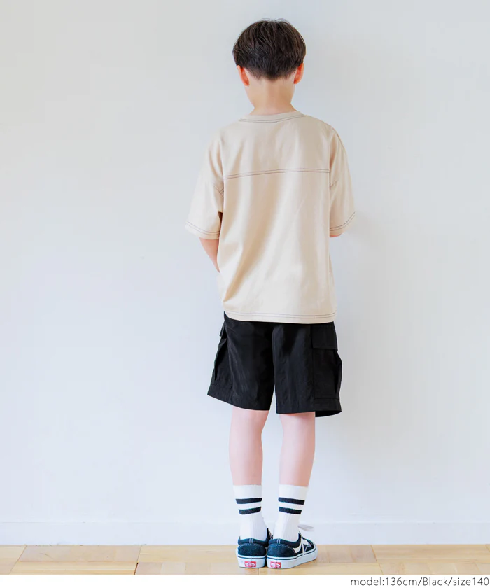ワッシャーナイロンカーゴハーフパンツ キッズ メール便不可 coca コカ - Image 7
