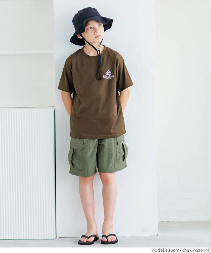 ワッシャーナイロンカーゴハーフパンツ キッズ メール便不可 coca コカ - Image 8