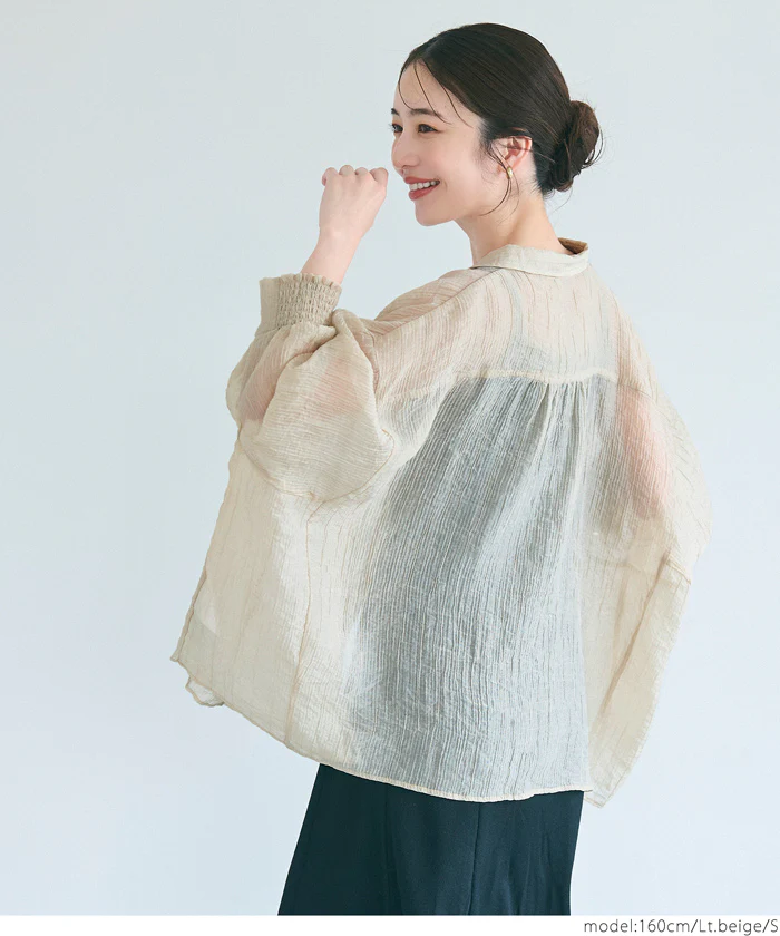 シアービッグシャツ レディース メール便不可 - Image 10